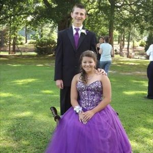 Size 10 purple prom dress